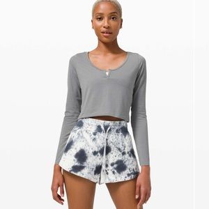 🍋 Lululemon Cropped Henley Long Sleeve